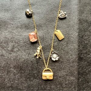 Coach Mini Handbag Charm Necklace